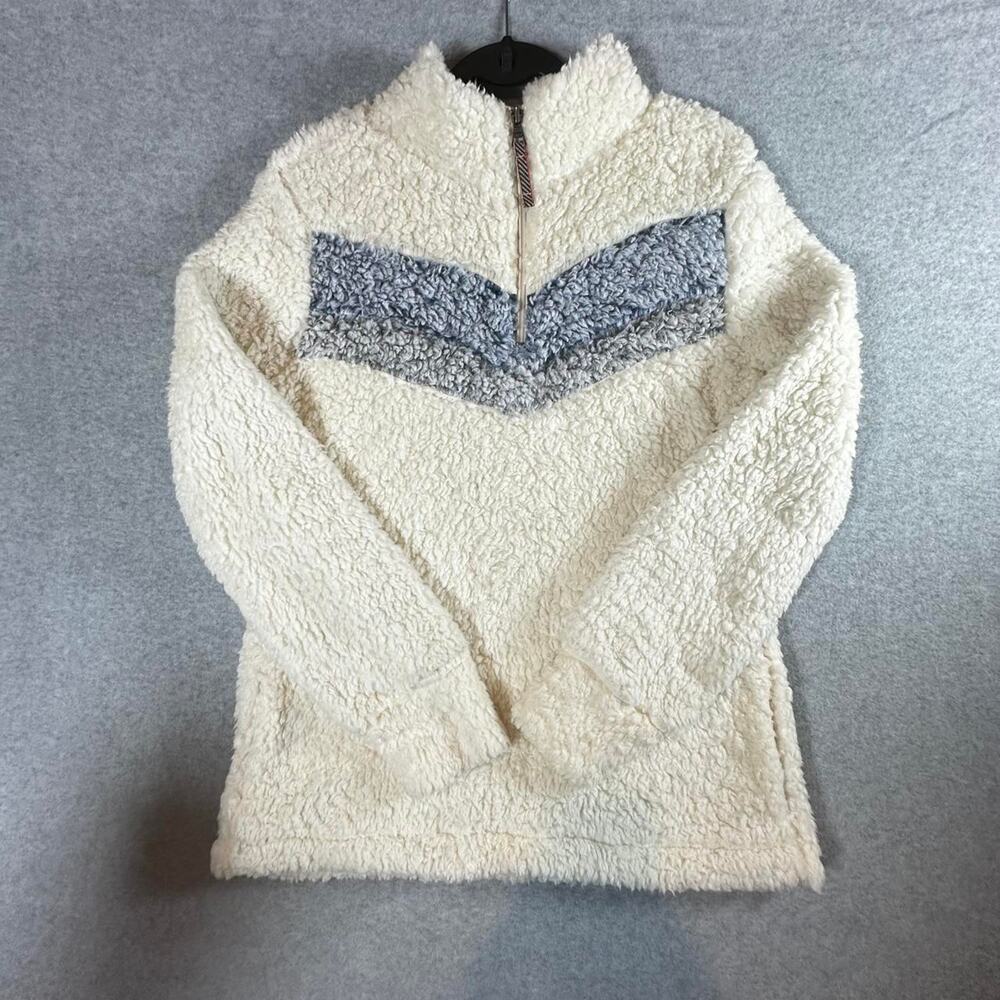 Weatherproof Vintage Womens Sherpa Fleece 1/4 Zip Pullover Sweater
